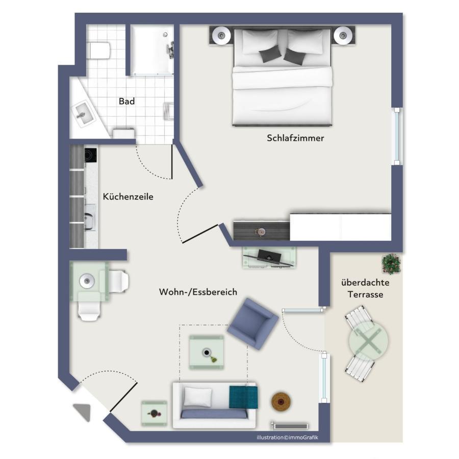Schaumburg Wohnung 04 Ostseebad Kühlungsborn Eksteriør billede